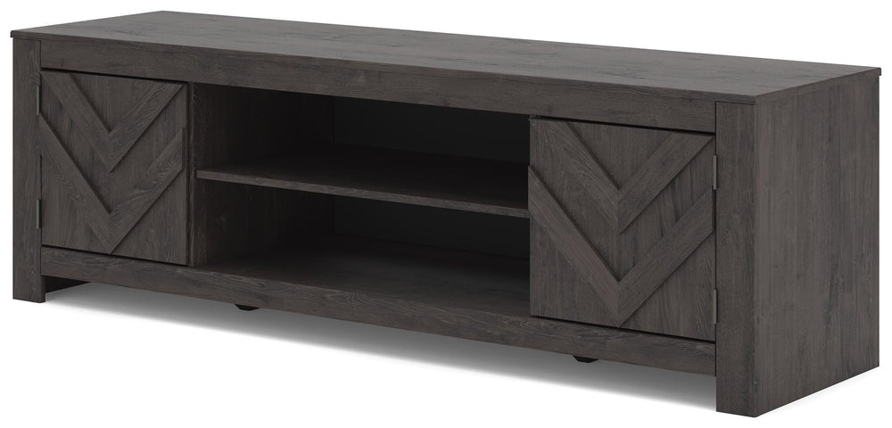 Cayboni 71" TV Stand - Black (5)