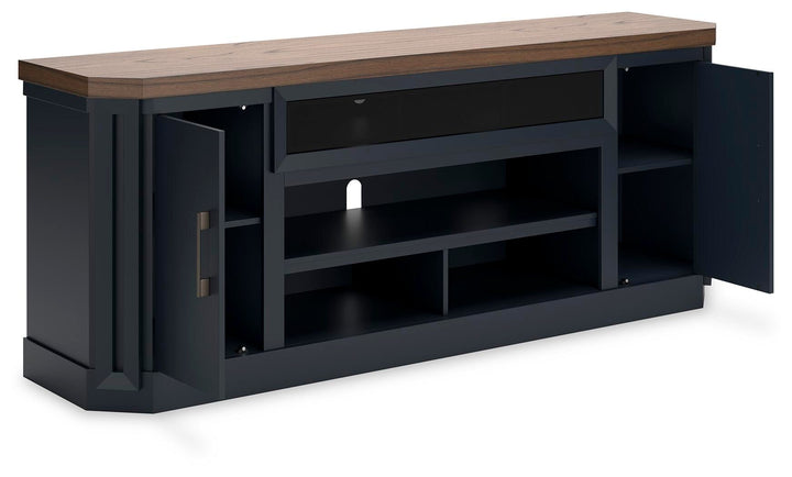 Landocken 83" TV Stand - Dark Brown (4)