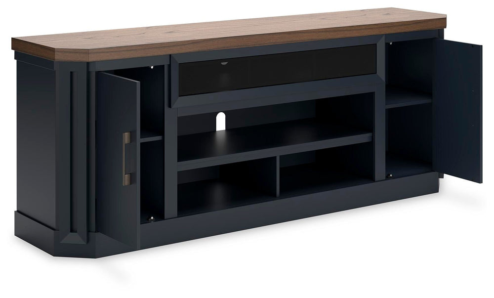 Landocken 83" TV Stand - Dark Brown (4)
