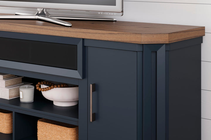 Landocken 83" TV Stand - Dark Brown (10)