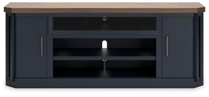 Landocken 83" TV Stand - Dark Brown (5)