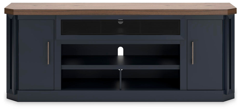 Landocken 83" TV Stand - Dark Brown (5)