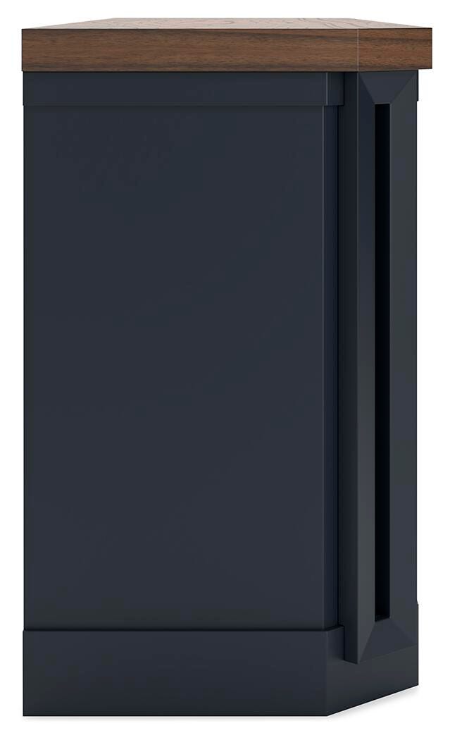 Landocken 83" TV Stand - Dark Brown (7)