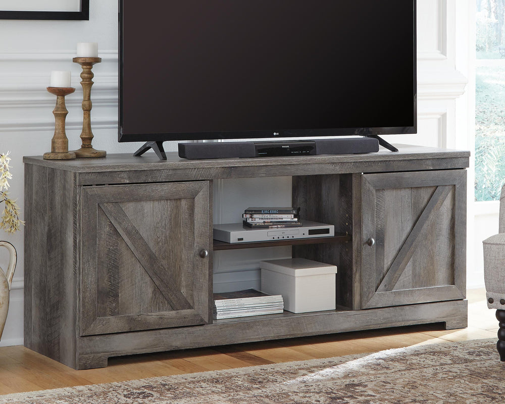Wynnlow 63" TV Stand - Gray (2)