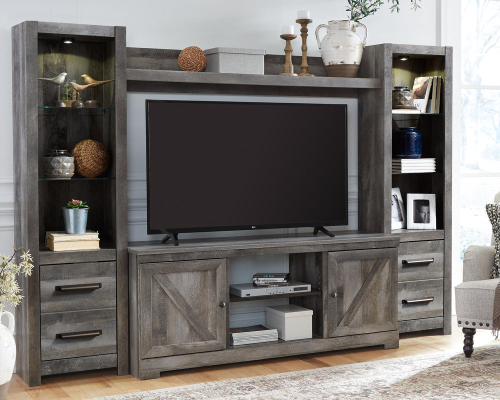 Wynnlow 4-Piece Entertainment Center - Gray (2)