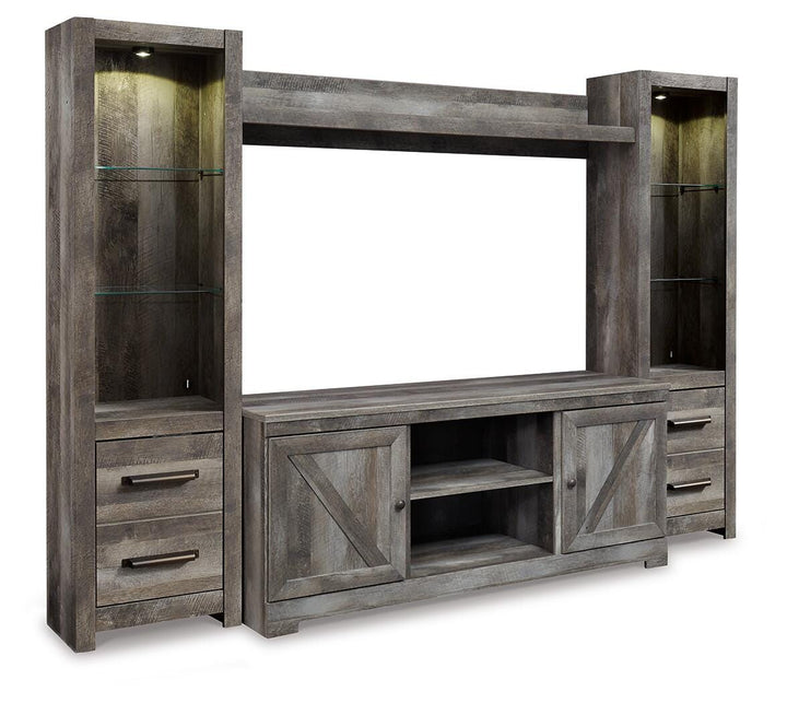 Wynnlow 4-Piece Entertainment Center - Gray (1)