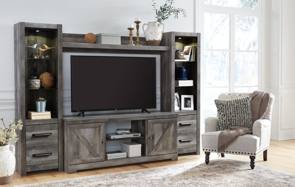 Wynnlow 4-Piece Entertainment Center - Gray (9)