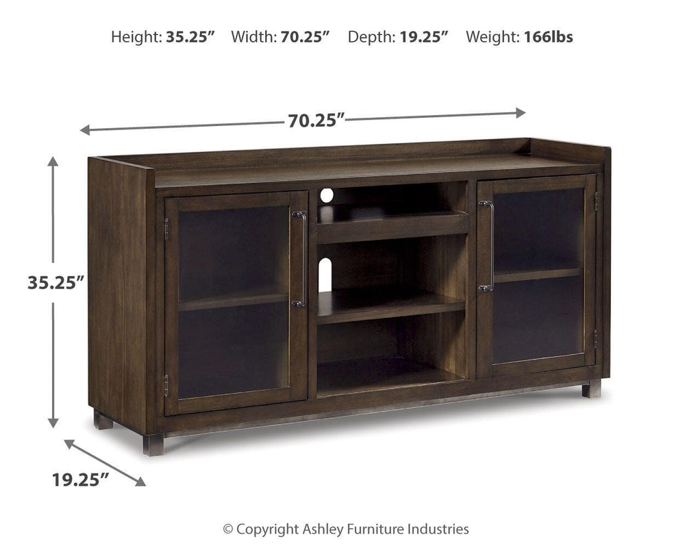 Starmore 70" TV Stand - Dark Brown (4)
