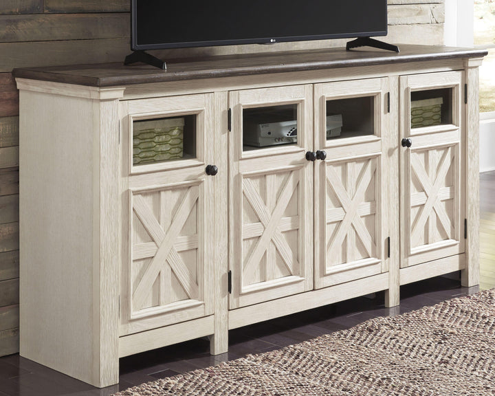 Bolanburg 74" TV Stand - White (2)