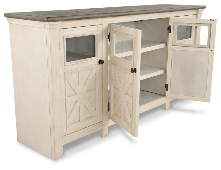 Bolanburg 74" TV Stand - White (3)