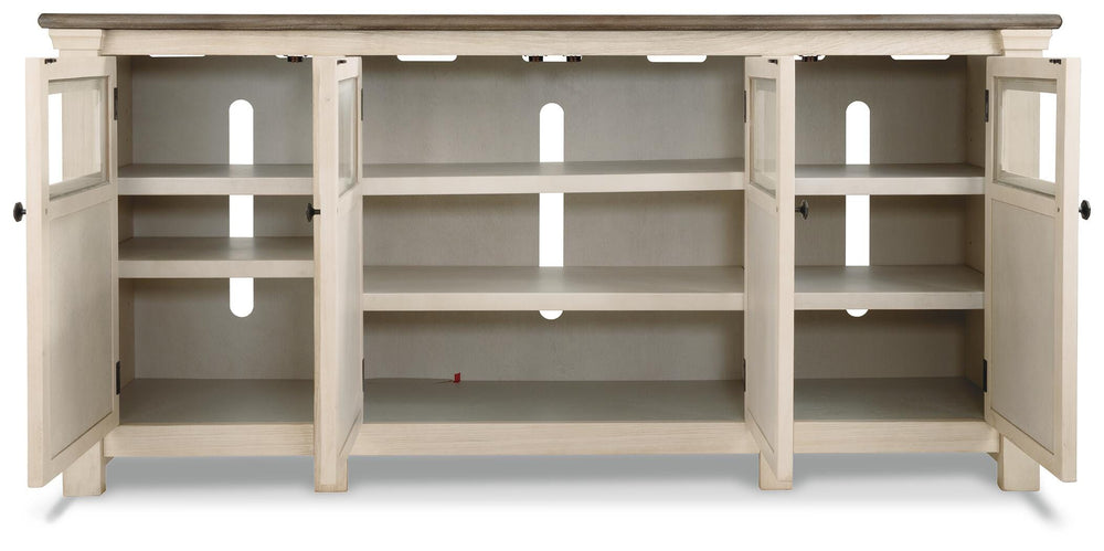 Bolanburg 74" TV Stand - White (6)