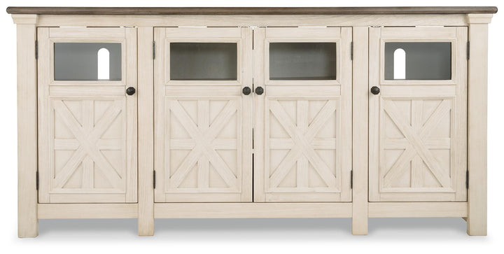 Bolanburg 74" TV Stand - White (5)