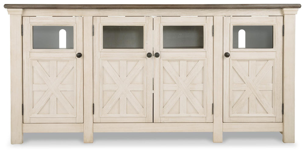 Bolanburg 74" TV Stand - White (5)