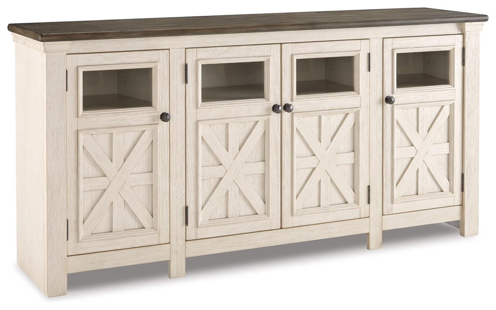 Bolanburg 74" TV Stand - White (1)