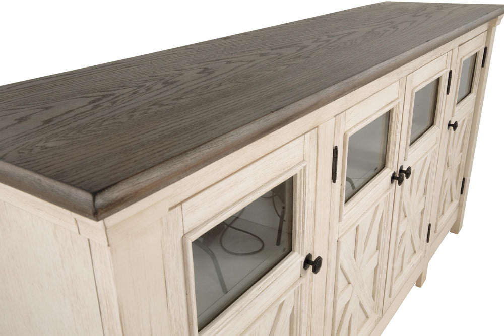 Bolanburg 74" TV Stand - White (10)