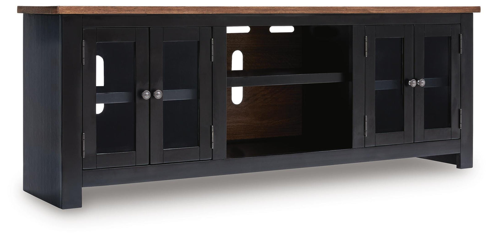 Wildenauer 76" TV Stand - Black (2)
