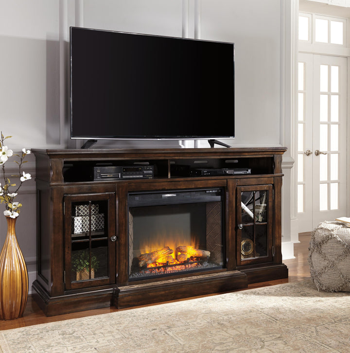 Roddinton 72" TV Stand - Dark Brown (11)