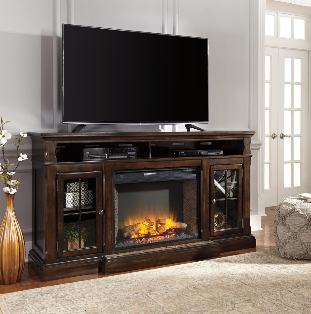 Roddinton 72" TV Stand - Dark Brown (11)