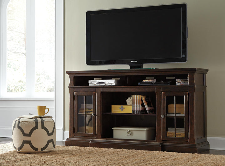 Roddinton 72" TV Stand - Dark Brown (10)