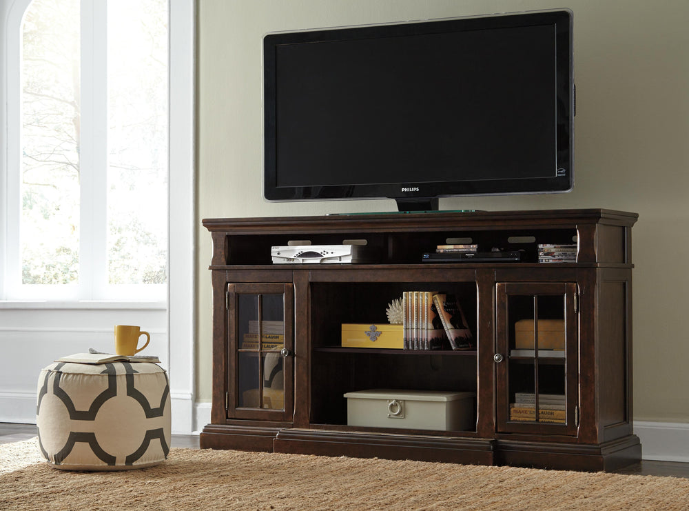 Roddinton 72" TV Stand - Dark Brown (10)