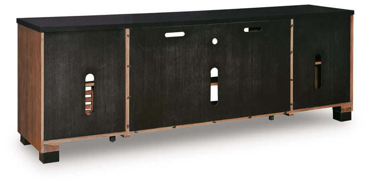 Kallari 84" TV Stand - Dark Brown (5)