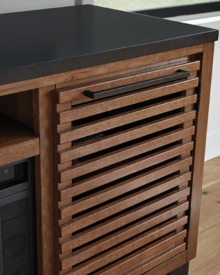 Kallari 84" TV Stand with Electric Fireplace