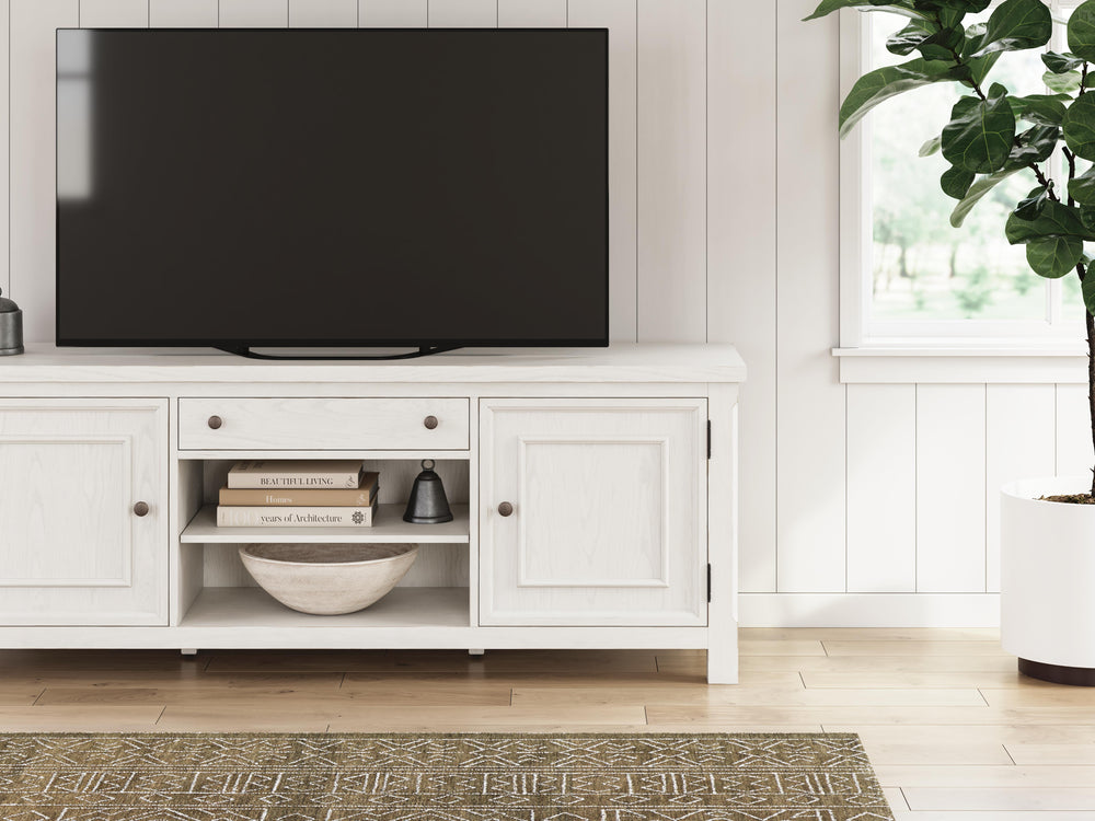 Robbinsdale 72" TV Stand - White (8)