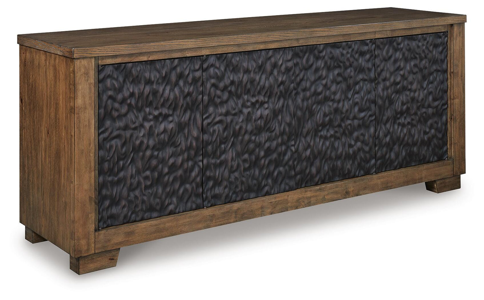 Rosswain 80" TV Stand - Dark Brown (1)