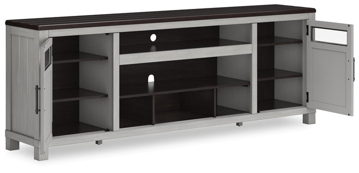 Darborn 88" TV Stand - Dark Gray (4)