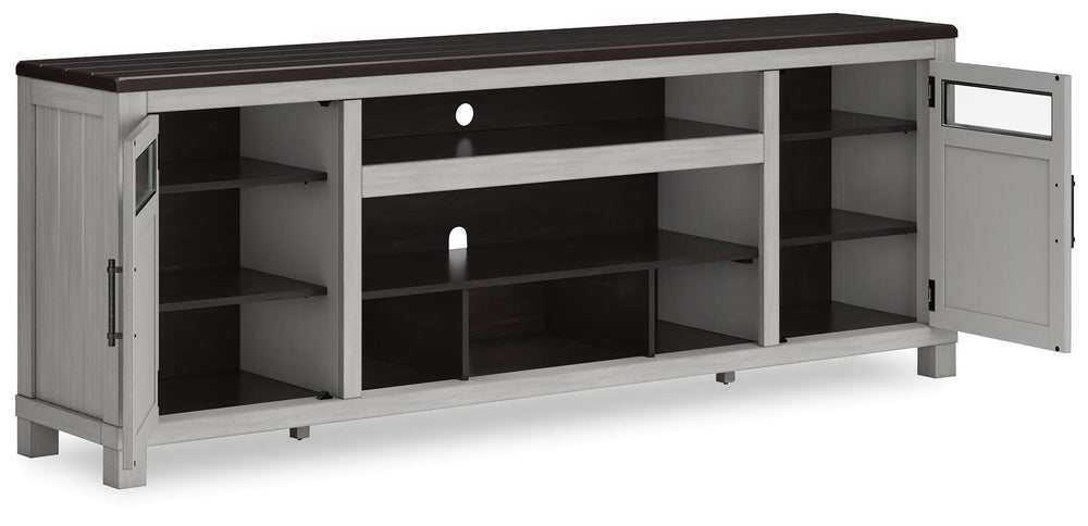Darborn 88" TV Stand - Dark Gray (4)