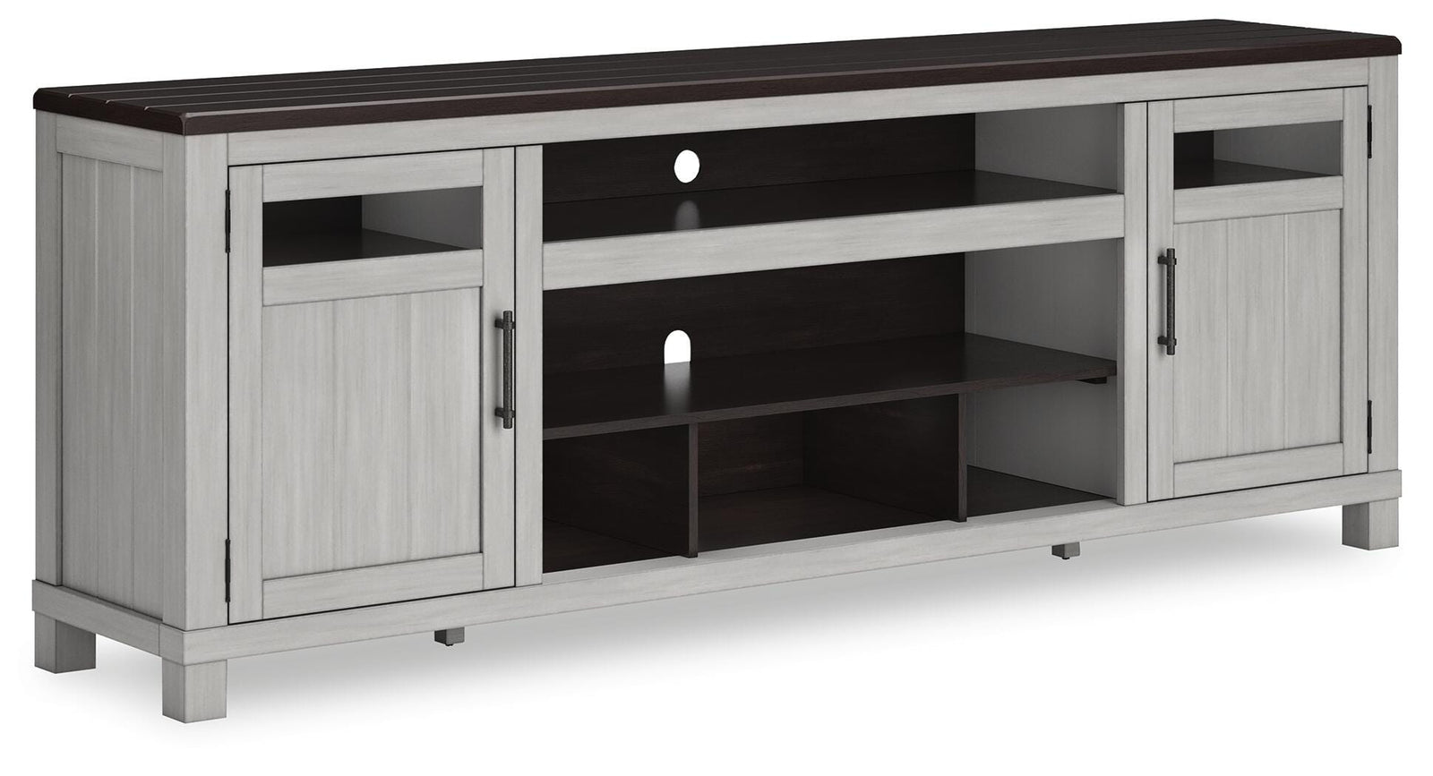 Darborn 88" TV Stand - Dark Gray (1)