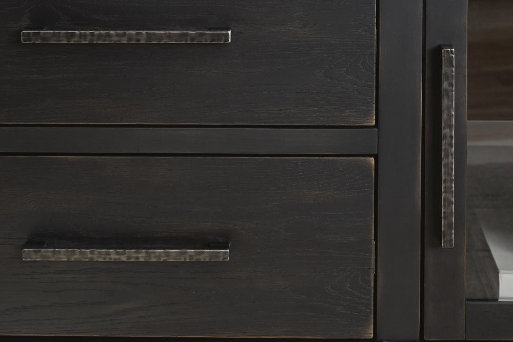 Galliden 80" TV Stand - Black (7)
