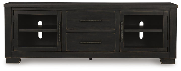 Galliden 80" TV Stand - Black (4)
