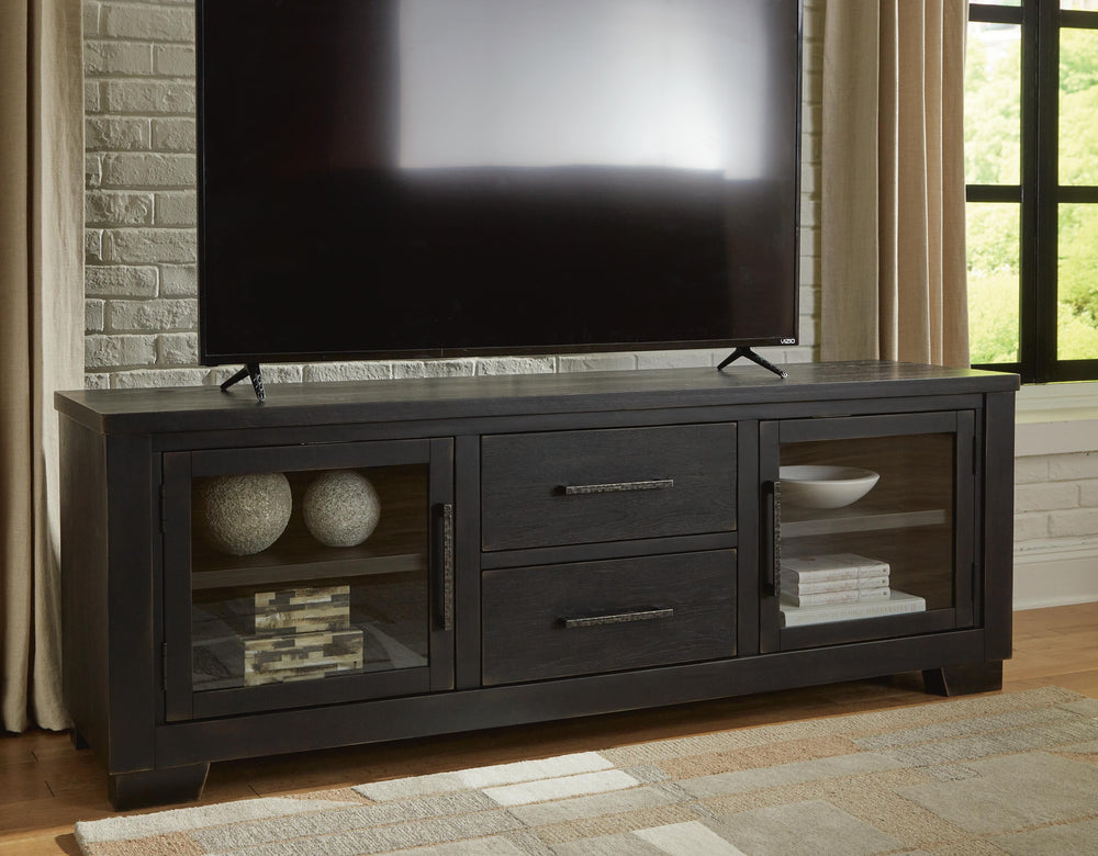 Galliden 80" TV Stand - Black (6)