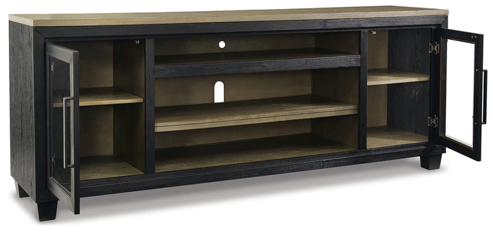 Foyland 83" TV Stand - Dark Brown (3)
