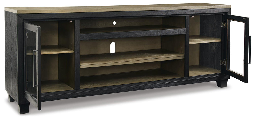 Foyland 83" TV Stand - Dark Brown (3)