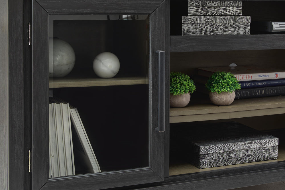 Foyland 83" TV Stand - Dark Brown (7)