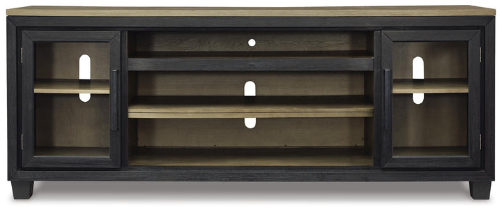 Foyland 83" TV Stand - Dark Brown (4)