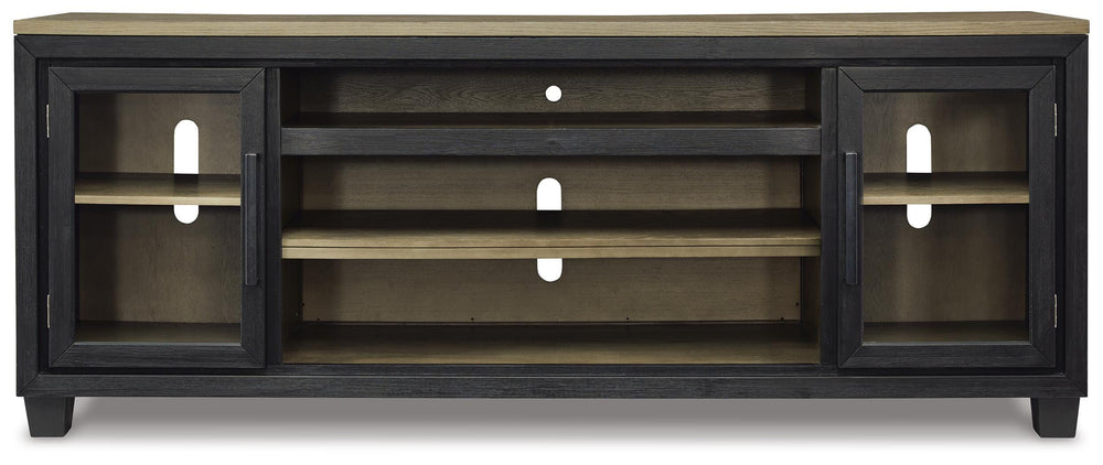 Foyland 83" TV Stand - Dark Brown (4)