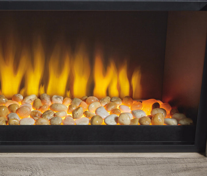 Entertainment Accessories Electric Fireplace Insert - Black (9)