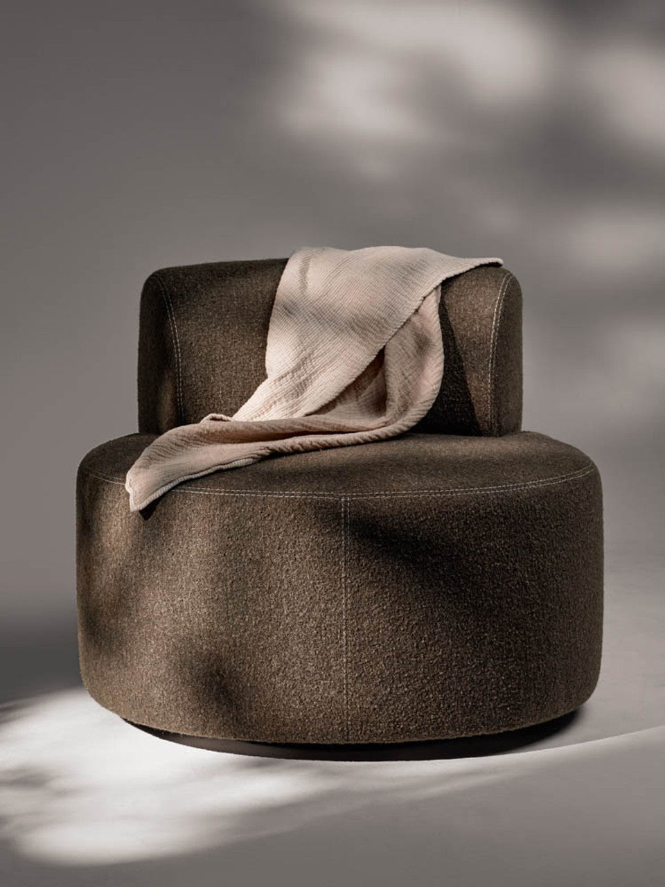 American Leather Wallace Swivel Accent Chair