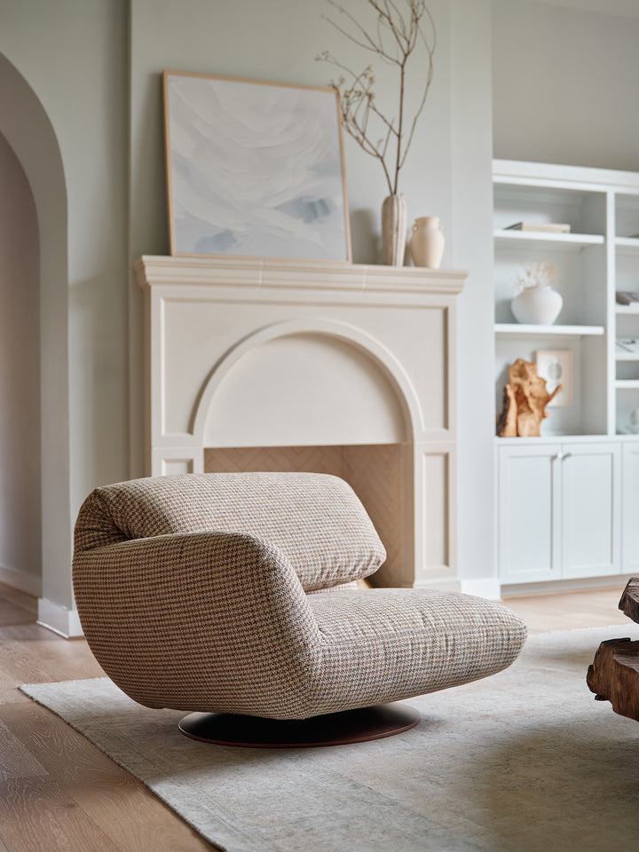 Whitby Swivel Glider Chair by American Leather