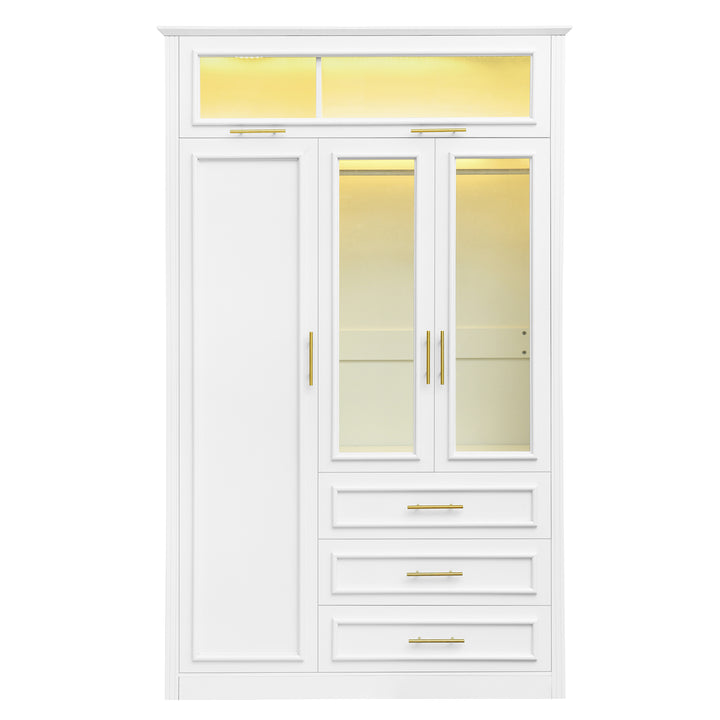 white-3-door-wardrobe-armoire-with-led-lighting-and-3-drawers