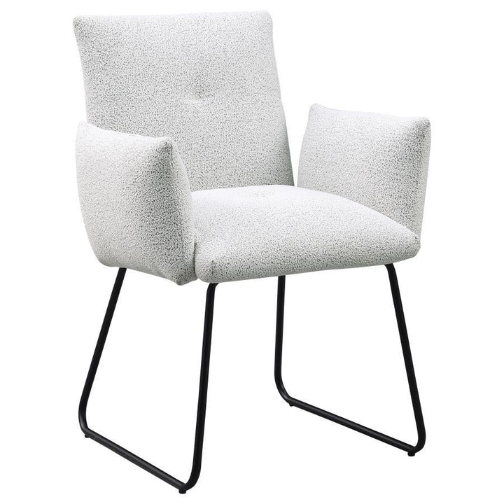 Ackland - Upholstered Dining Side Chair  - Light Gray