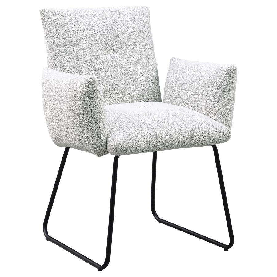 Ackland - Upholstered Dining Side Chair  - Light Gray