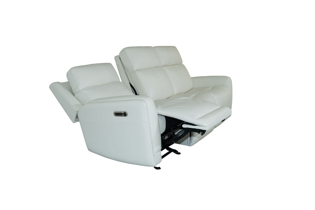 Flexsteel 1158-63GL-32611 Alister  Power Gliding Sofa With Power Headrests & Lumbar  Porcelain