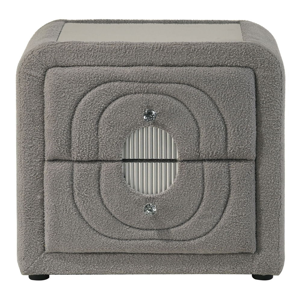 shelyn-nightstand-gray-teddy-sherpa-chrome