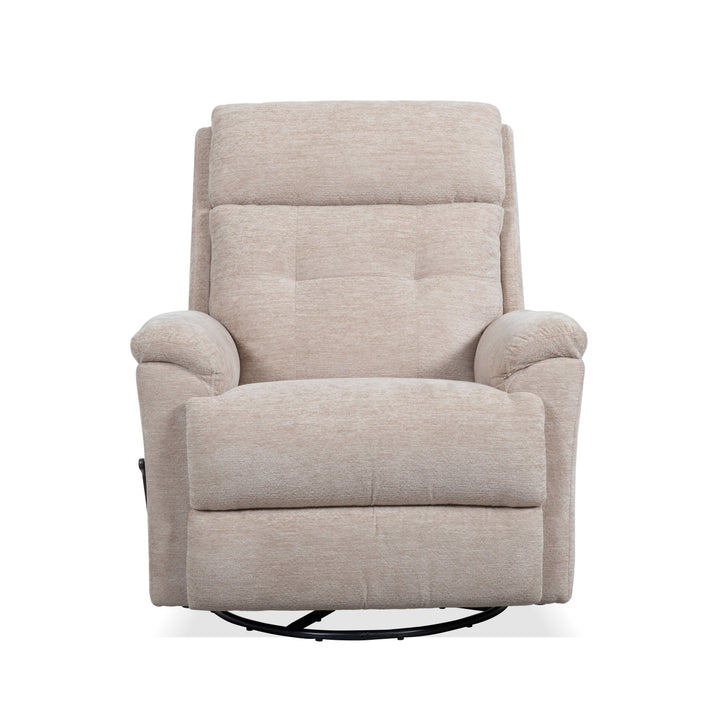 Sophisticated Swivel Gliding Recliner Oat