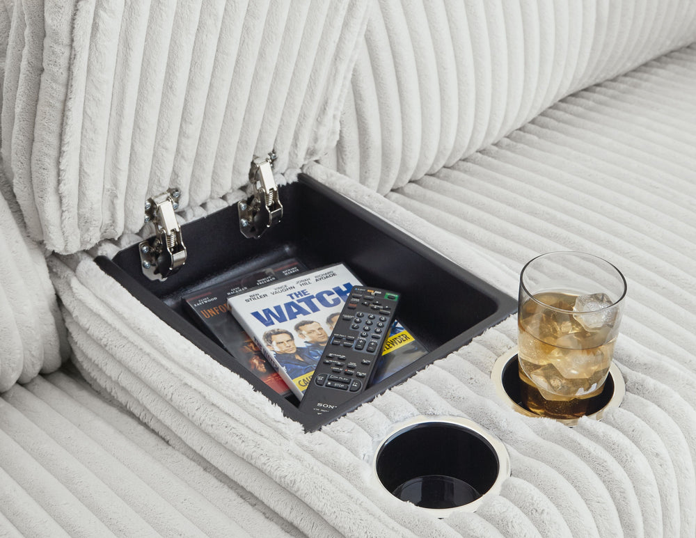 Top Tier - 6-Piece Reclining Sectional With Laf Chaise - Alloy by Ashley Furniture product image