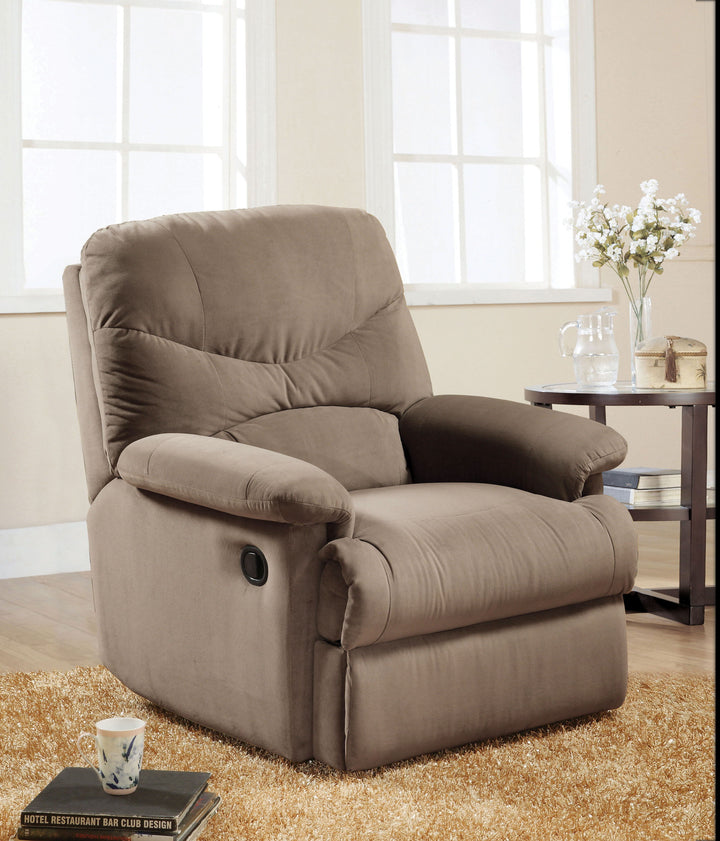 Arcadia - Micro Motion Recliner - Light Brown